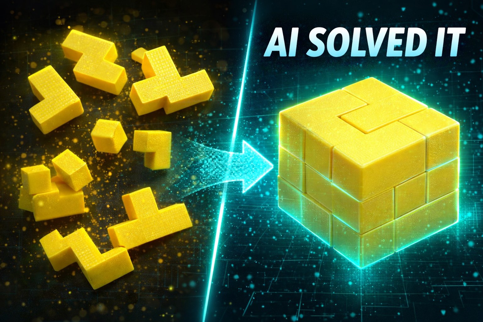 AI solved the 3 × 3 × 3 puzzle